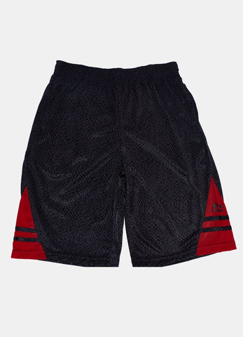 Boy's Athletic Shorts with Traingle Graphic
