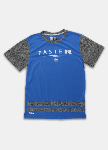 Boy's Mesh Short Sleeve Performance T-Shirt with Graphic