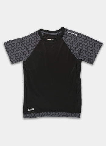 Boy's Mesh Short Sleeve Performance T-Shirt with Graphic