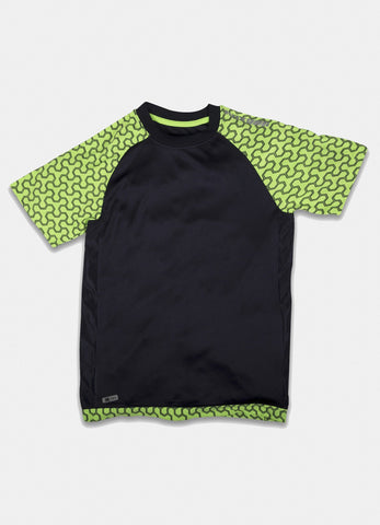 Boy's Mesh Short Sleeve Performance T-Shirt with Graphic