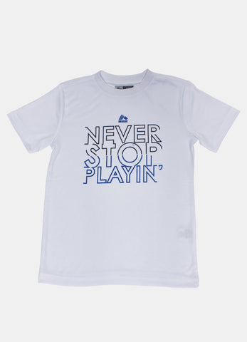 Boy's "Never Stop Playin" Graphic T-Shirt