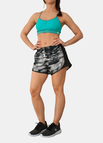 Women's Printed Traditional Running Short with Inner Brief