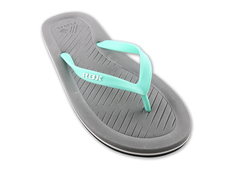 RBX Women's Comfort Footbed Flip Flop Mint Green/Grey Size 10