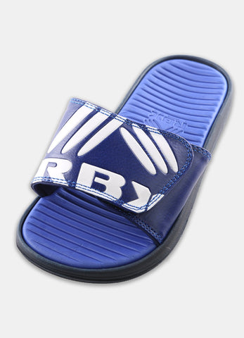 RBX Boy's Velcro Slide Royal Blue Size 4